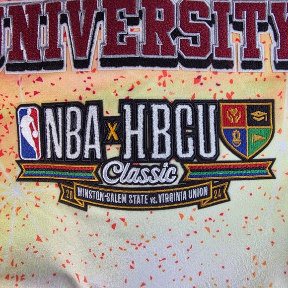 Pro Standard Virginia Union University NBA HBCU Classic Varsity Jacket Mens 2XL - Picture 3 of 11